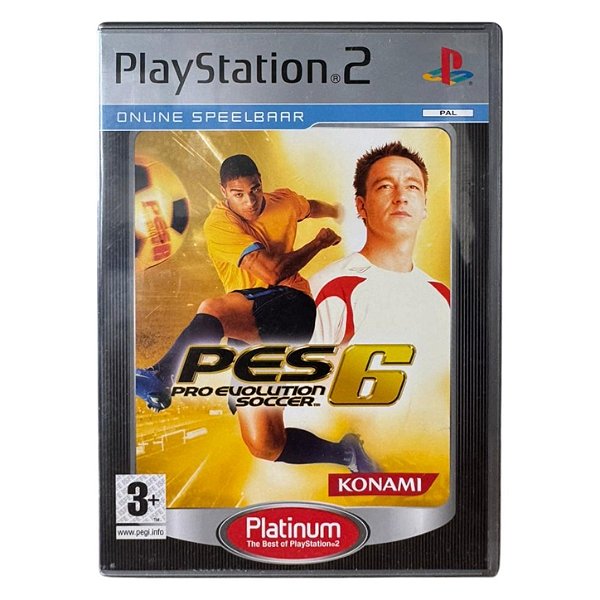 Pro Evolution Soccer 6 Platinum PS2 Original Europeu (Usado)