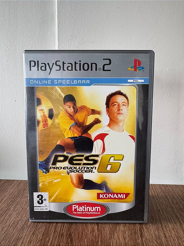 Pro Evolution Soccer 6 Platinum PS2 Original Europeu (Usado)