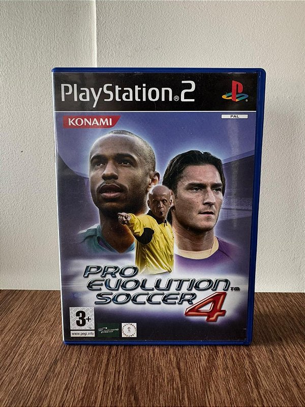 Pro Evolution Soccer 4 PS2 Original Europeu (Usado)