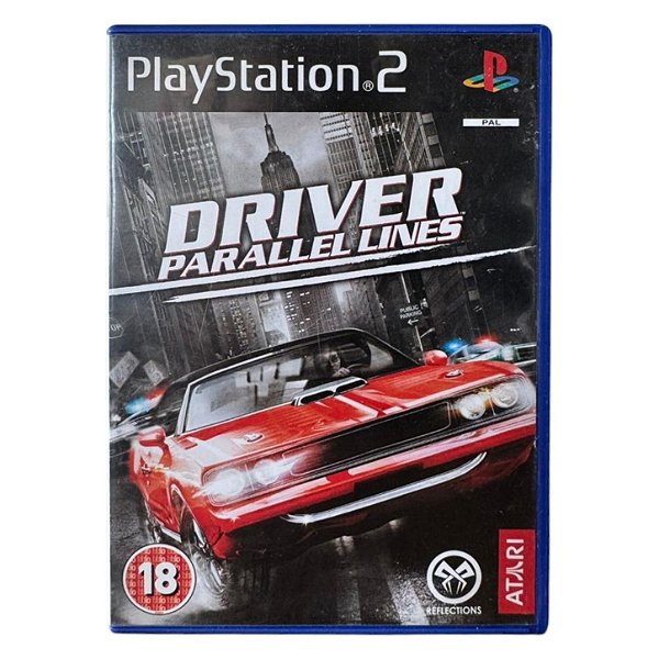 Driver Parallel Lines PS2 Original Europeu (Usado)