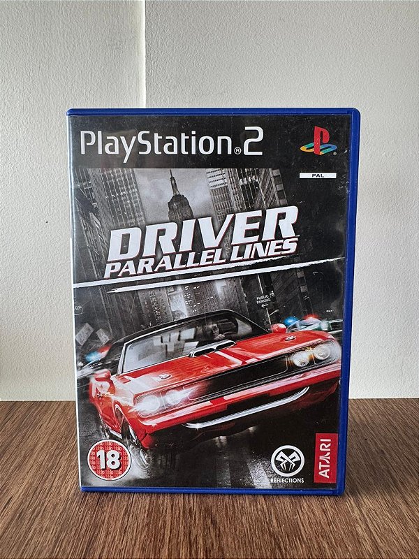 Driver Parallel Lines PS2 Original Europeu (Usado)