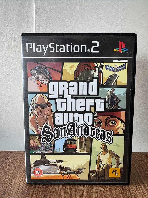 Grand Theft Auto - GTA San Andreas PS2 Original Europeu (Usado)