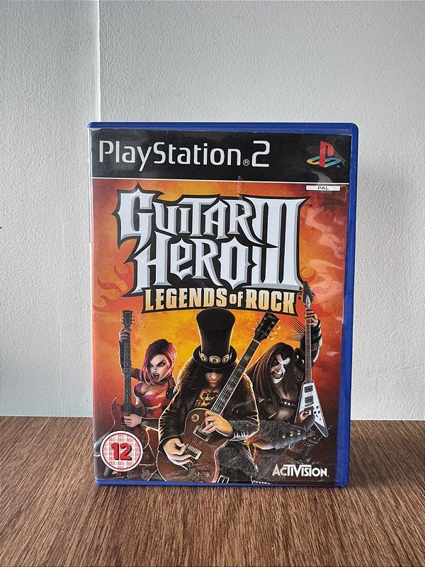 Guitar Hero 3 Legends Of Rock PS2 Original Europeu (Usado)