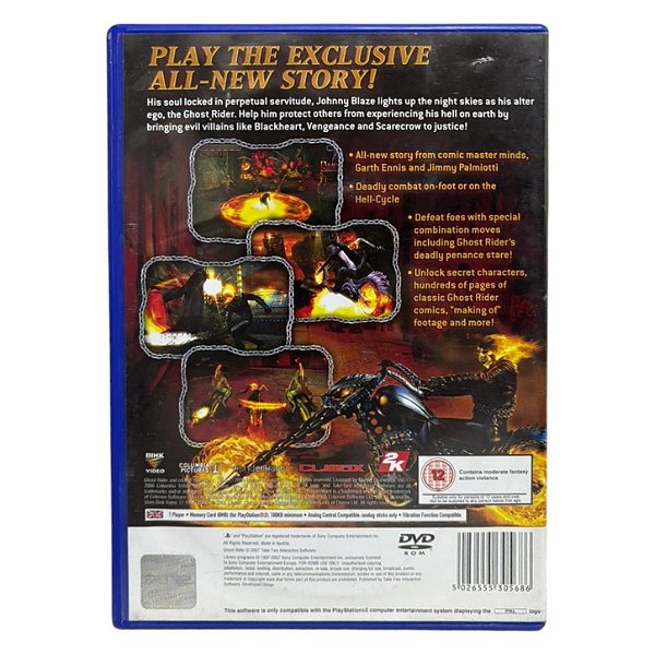 Ghost Rider PS2 Original Europeu (Usado)