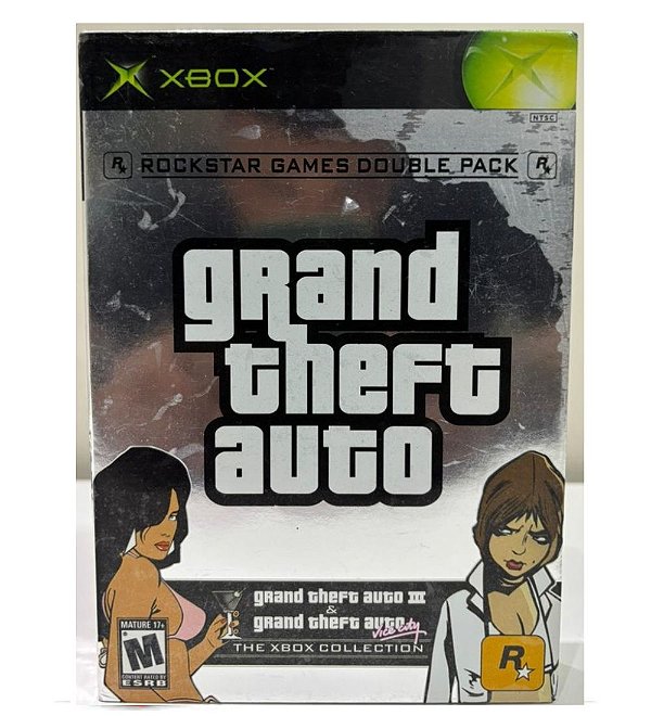 Grand Theft Auto - GTA Double Pack Xbox Classic Americano Original Lacrado