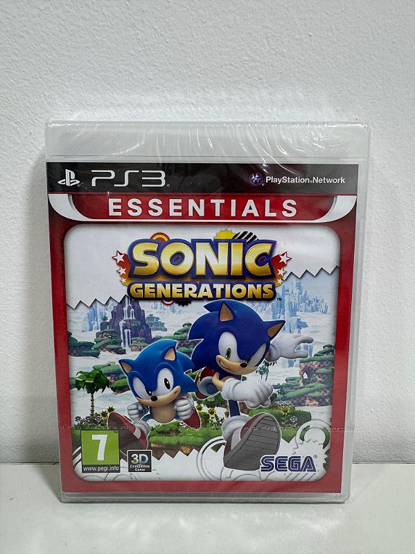 Sonic Generations Essentials PS3 Mídia Física Lacrado