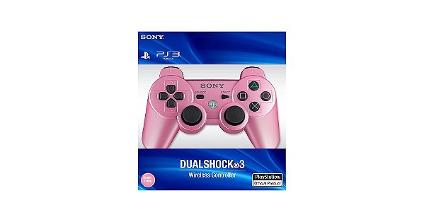 Controle PS3 Candy Pink Novo Lacrado - Dualshock 3 Candy Pink