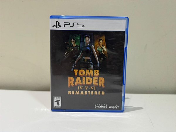Tomb Raider IV V VI Remastered PS5 Mídia Física (Usado)