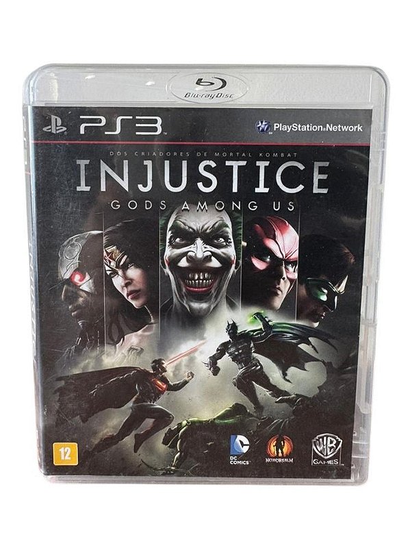Injustice Gods Among Us PS3 Mídia Física (Usado)