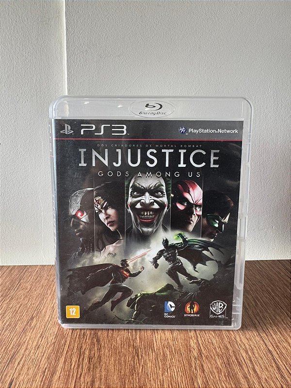 Injustice Gods Among Us PS3 Mídia Física (Usado)