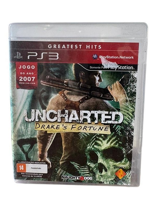 Uncharted Drake's Fortune GH PS3 Mídia Física (Usado)