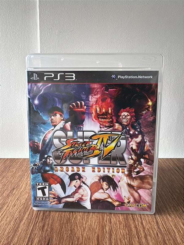 Super Street fighter IV Arcade edition PS3 Mídia Física (Usado)