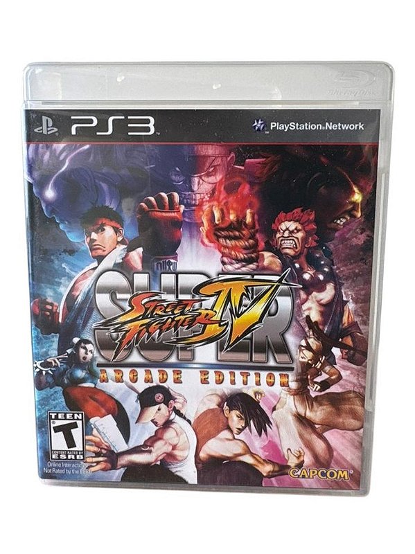 Super Street fighter IV Arcade edition PS3 Mídia Física (Usado)