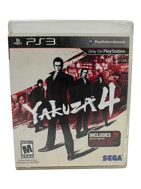 Yakuza 4 PS3 Mídia Física (Usado)