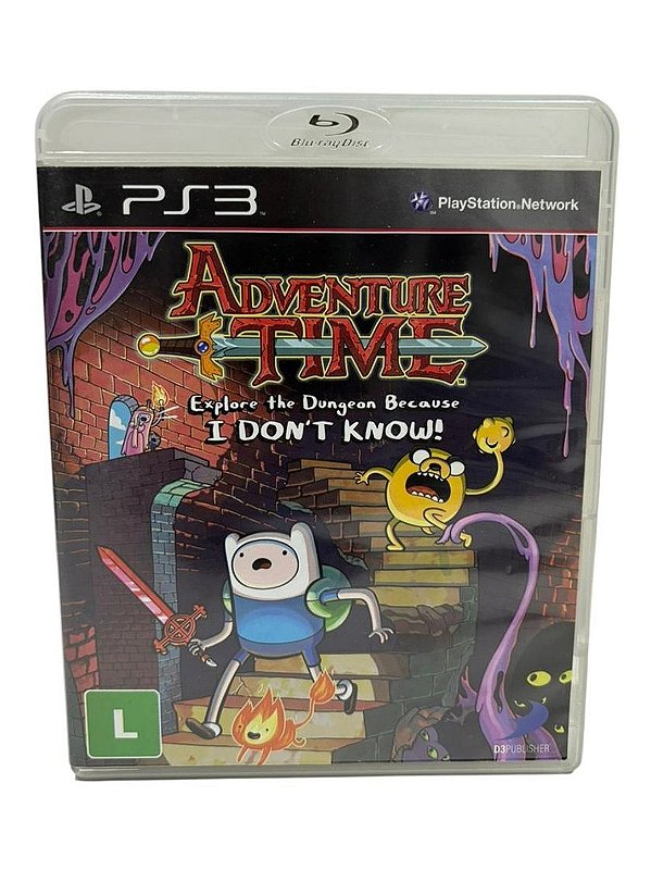 Adventure Time Explore The Dungeon Because I Don't Know PS3 Mídia Física (Usado)