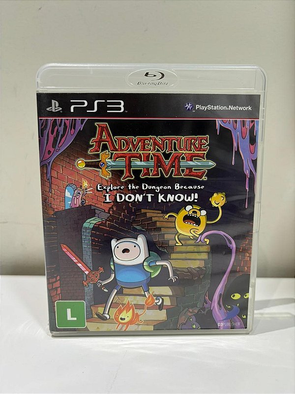 Adventure Time Explore The Dungeon Because I Don't Know PS3 Mídia Física (Usado)