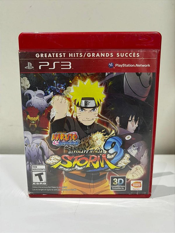 Naruto Shippuden Ultimate Ninja Storm 3 GH PS3 Mídia Física (Usado)