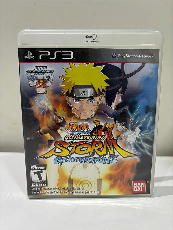 Naruto Shippuden Ultimate Ninja Storm Generations PS3 Mídia Física (Usado)