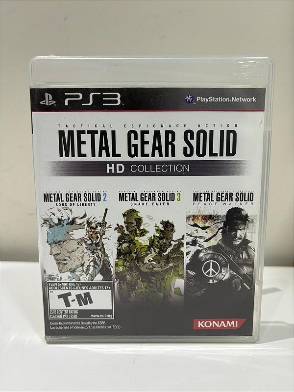 Metal Gear Solid HD Collection PS3 Mídia Física (Usado)