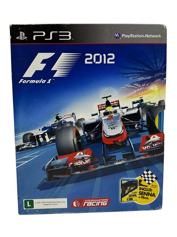 Formula 1 2012 + Senna O Filme PS3 Mídia Física (Usado)