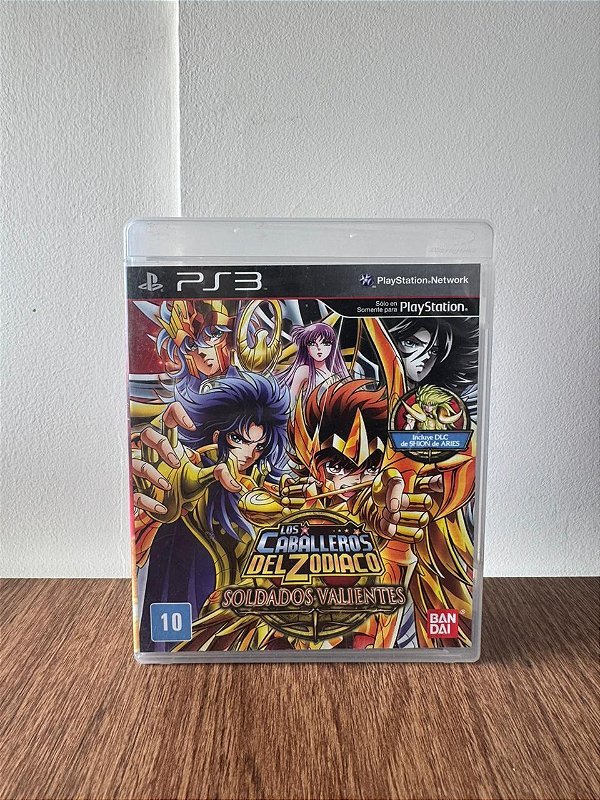 Os Cavaleiros Dos Zodíacos Soldados Valentes PS3 Mídia Física (Usado)