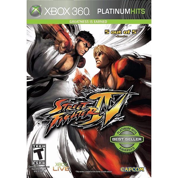 Street Fighter IV Platinum Hits Xbox 360 Mídia Física Lacrado