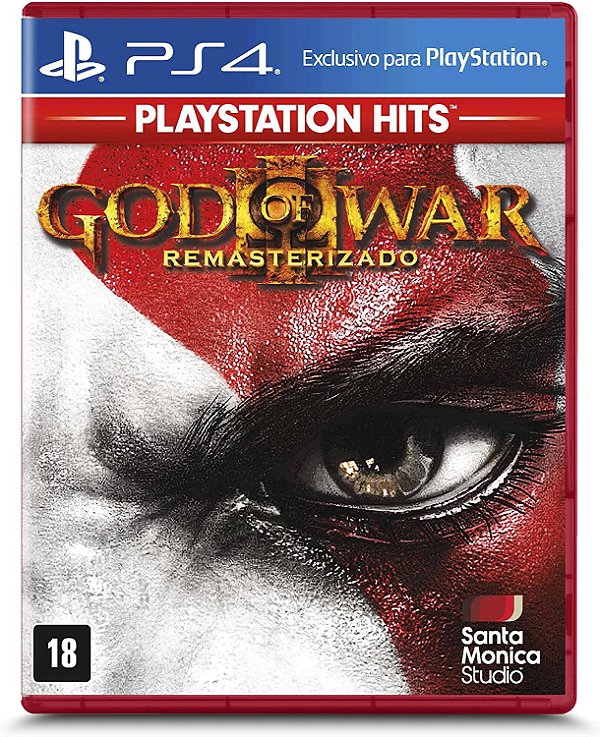 God Of War 3 Remasterizado Playstation Hits PS4 Mídia Física Lacrado