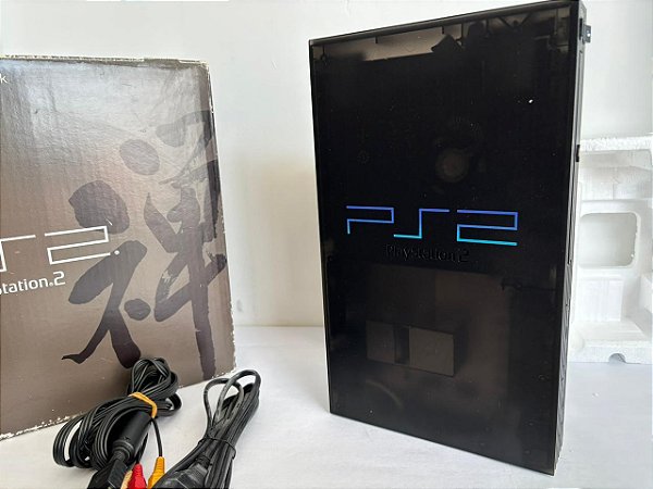 Console Playstation 2 Fat Zen Black Japonês SCPH-37000 - PS2 FAT