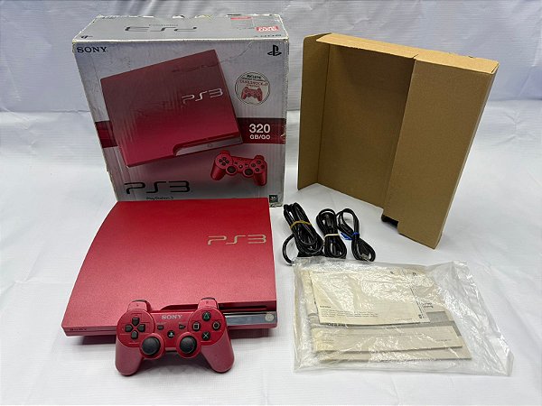 Console Playstation 3 Slim Scarlet Red - PS3 SLIM
