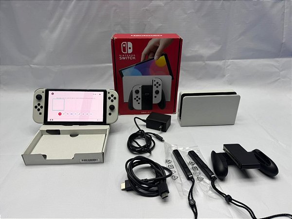Console Nintendo Switch oled Branco (Usado)
