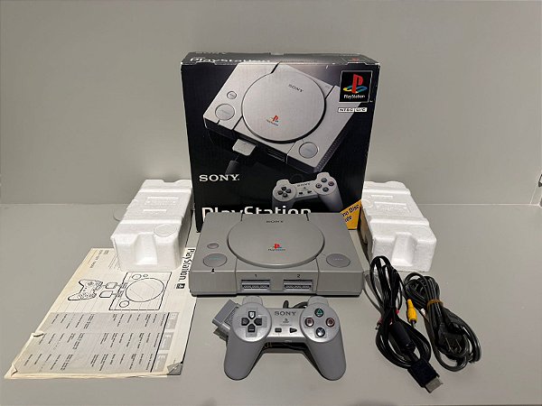 Console Playstation 1 Americano Launch Edition SCPH-1001 - PS1 FAT