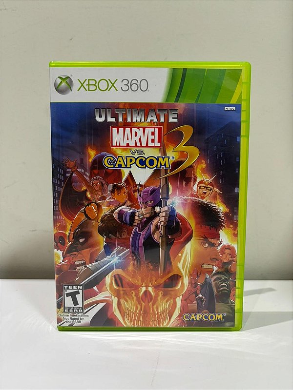 Ultimate Marvel Vs Capcom 3 Xbox 360 Mídia Física (Usado)