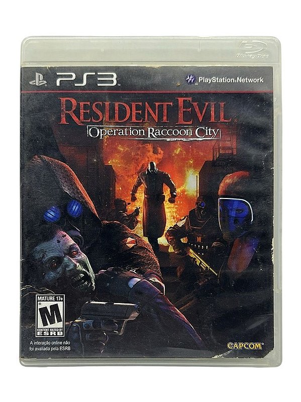 Resident Evil Operation Raccon City  PS3 Mídia Física (Usado)