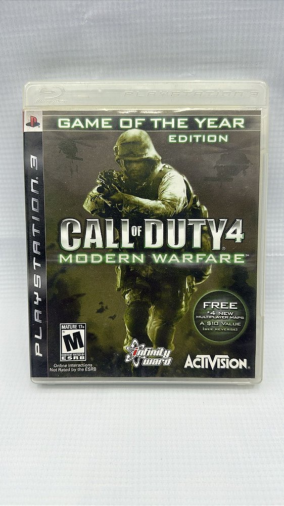 Call Of Duty 4 Modern Warfare PS3 Mídia Física Lacrado