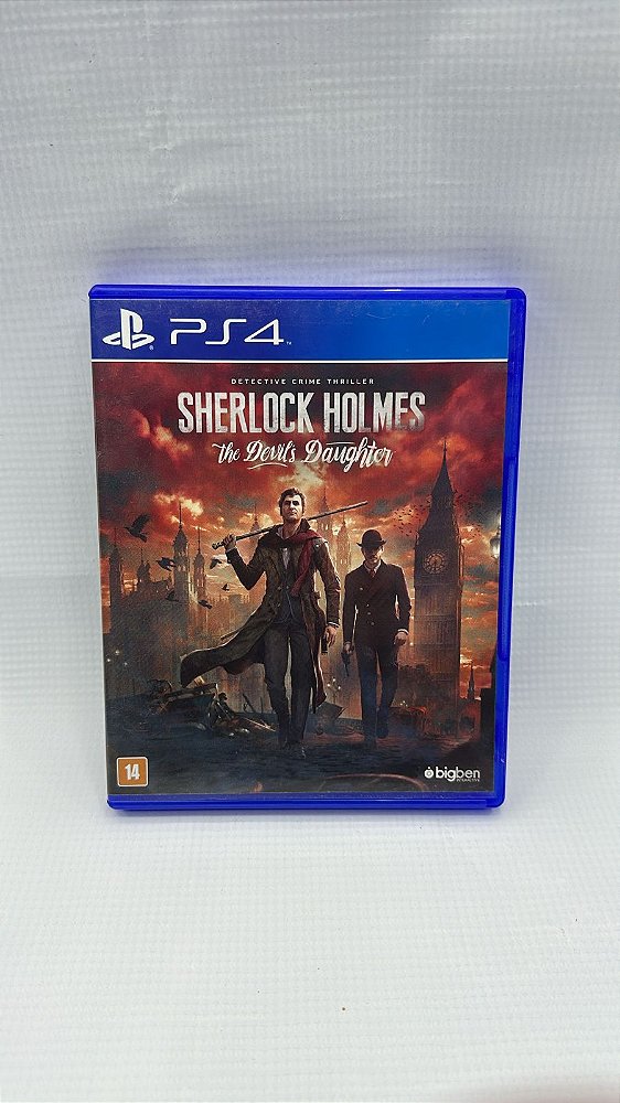 Sherlock Holmes The Devil's Daughter PS4 Mídia Física (Usado)