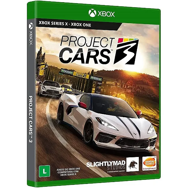 Project Cars 3 Xbox Series X / Xbox One Mídia Física Lacrado