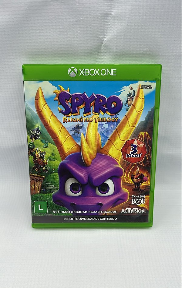Spyro Reignited Trilogy  Xbox One Mídia Física (Usado)