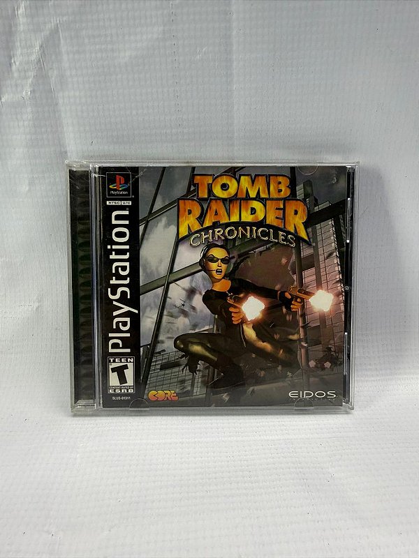 Tomb Raider Chronicles PS1 Original Americano (Usado)