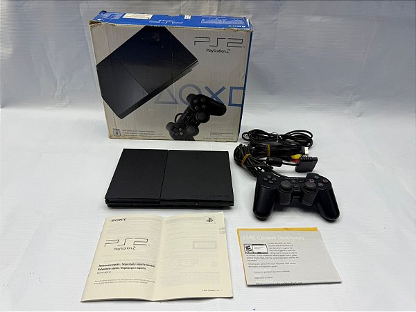 Console Playstation 2 Slim  Americano SCPH-90010- PS2 Slim Desblo