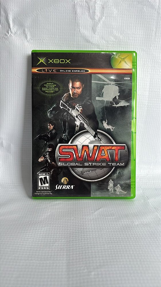 Swat Global Strike Team Xbox Classic Americano Original (Usado)