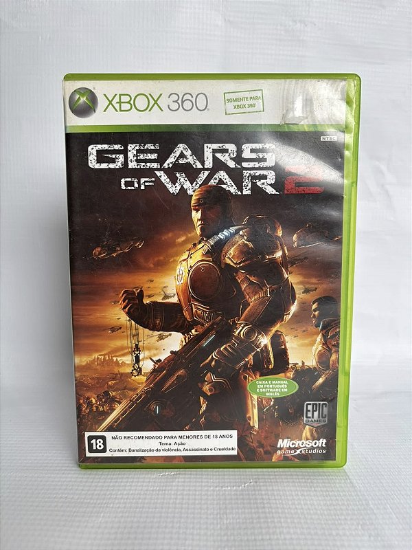 Gears Of War 2 Xbox 360 Mídia Física (Usado)