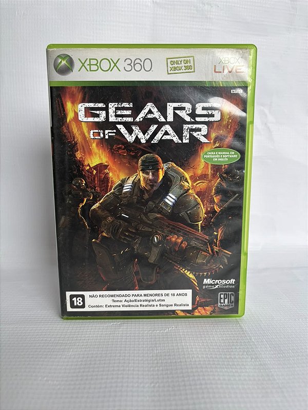 Gears Of War Xbox 360 Mídia Física (Usado)