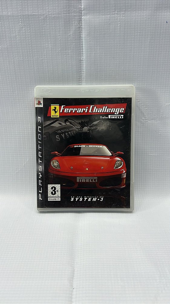 Ferrari Challenge Trofeo Pirelli PS3 Mídia Física (Usado)