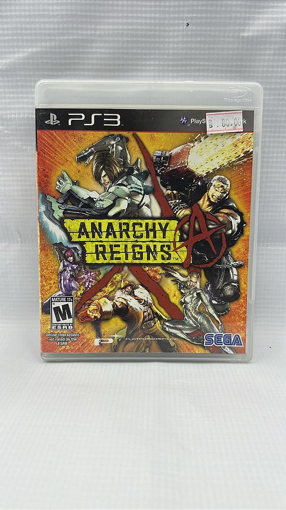 Anarchy Reigns PS3 Mídia Física (Usado)