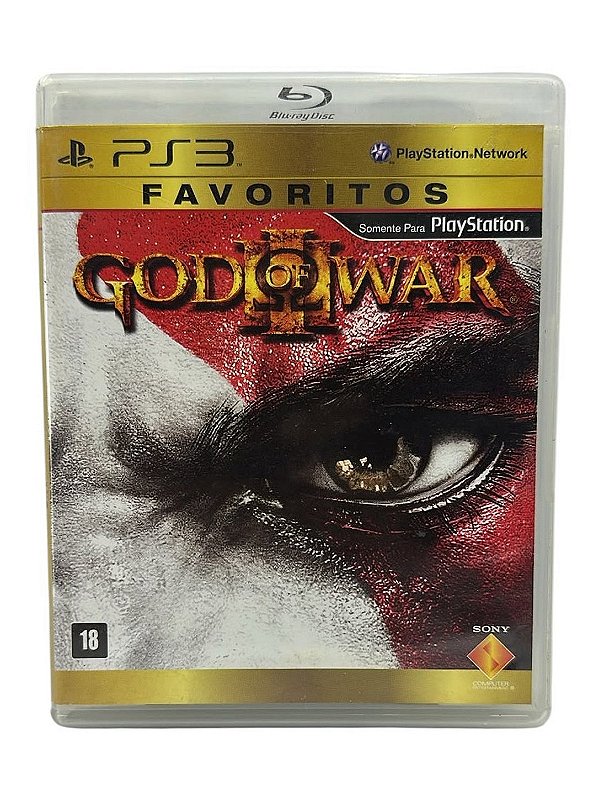 God Of War 3 Favoritos PS3 Mídia Física (Usado)