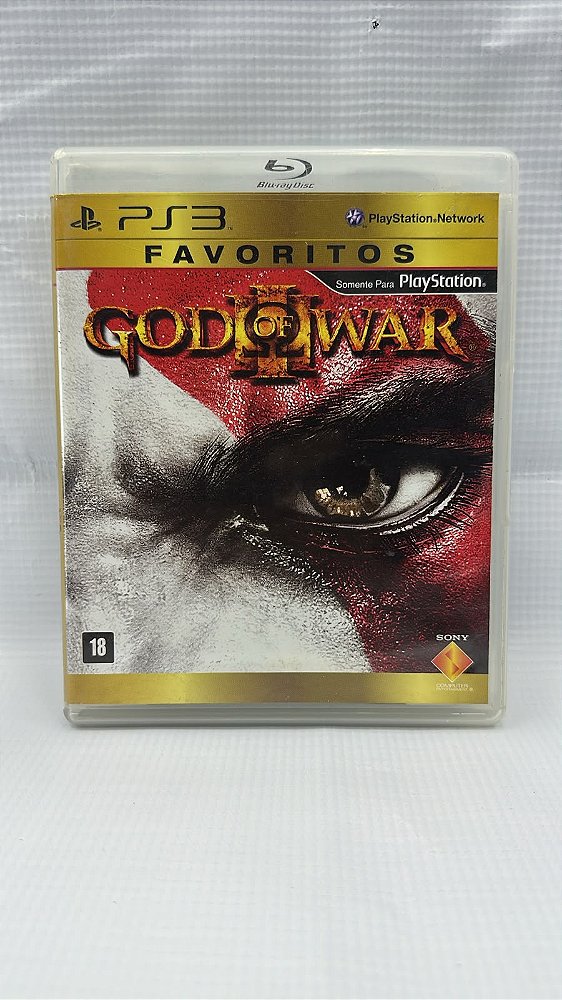 God Of War 3 Favoritos PS3 Mídia Física (Usado)