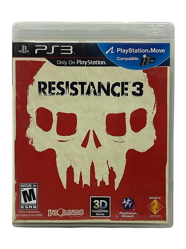 Resistance 3 PS3 Mídia Física (Usado)
