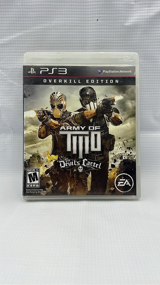 Army Of Two The Devils Cartel PS3 Mídia Física (Usado)