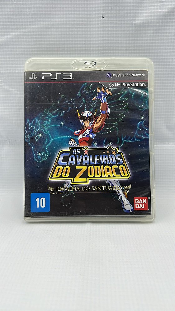 Os Cavaleiros Dos Zodiaco Batalha Do Santuario PS3 Mídia Física (Usado)