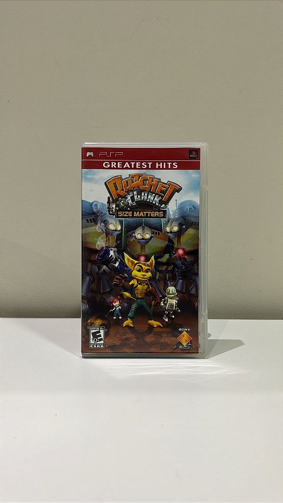 Ratchet E Clank Size Matters Greatest Hits PSP Mídia Física (Usado)